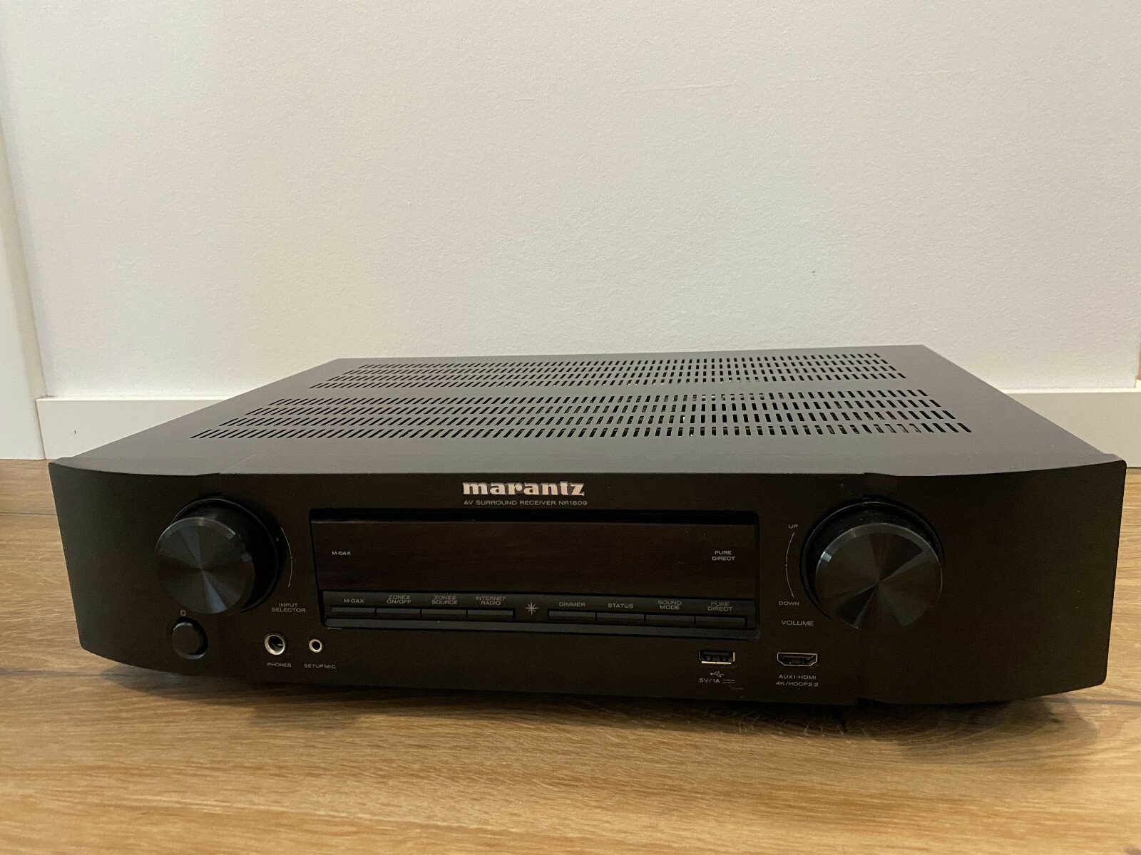 Marantz NR1609 7.2-Kanal AV-Receiver mit HEOS, Dolby Atmos, DTS:X und Virtual:X