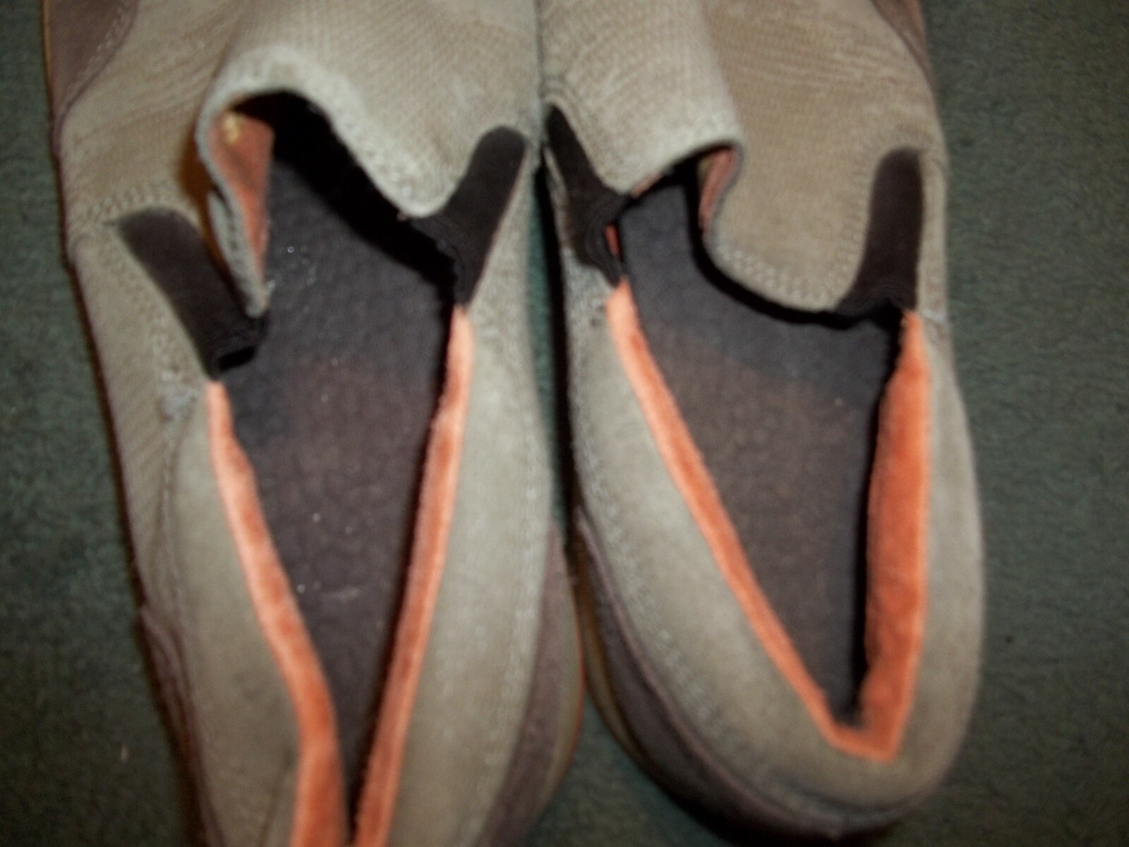 CHACO BRINDLE SHOE MENS 8M CANVAS /SUEDE EUC