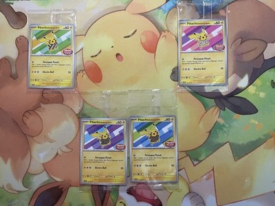 【4色セット】ピカチュウ　バティック　インドネシア Pokemon TCG Indonesia Pikachu Batik set 4 pattern 101 154