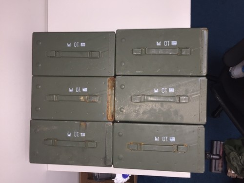 Lot of 100 U.S Military Ammo Cans, Military Surplus, M2A2