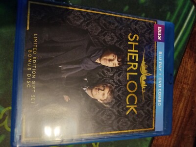 Sherlock: The Complete Seasons 1-3 (Blu-ray/DVD, 2014, 14-Disc Set, Limited...