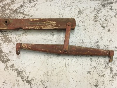 Primitive Antique Horse Harness Evener Double Tree Country Decorative Decor (A)