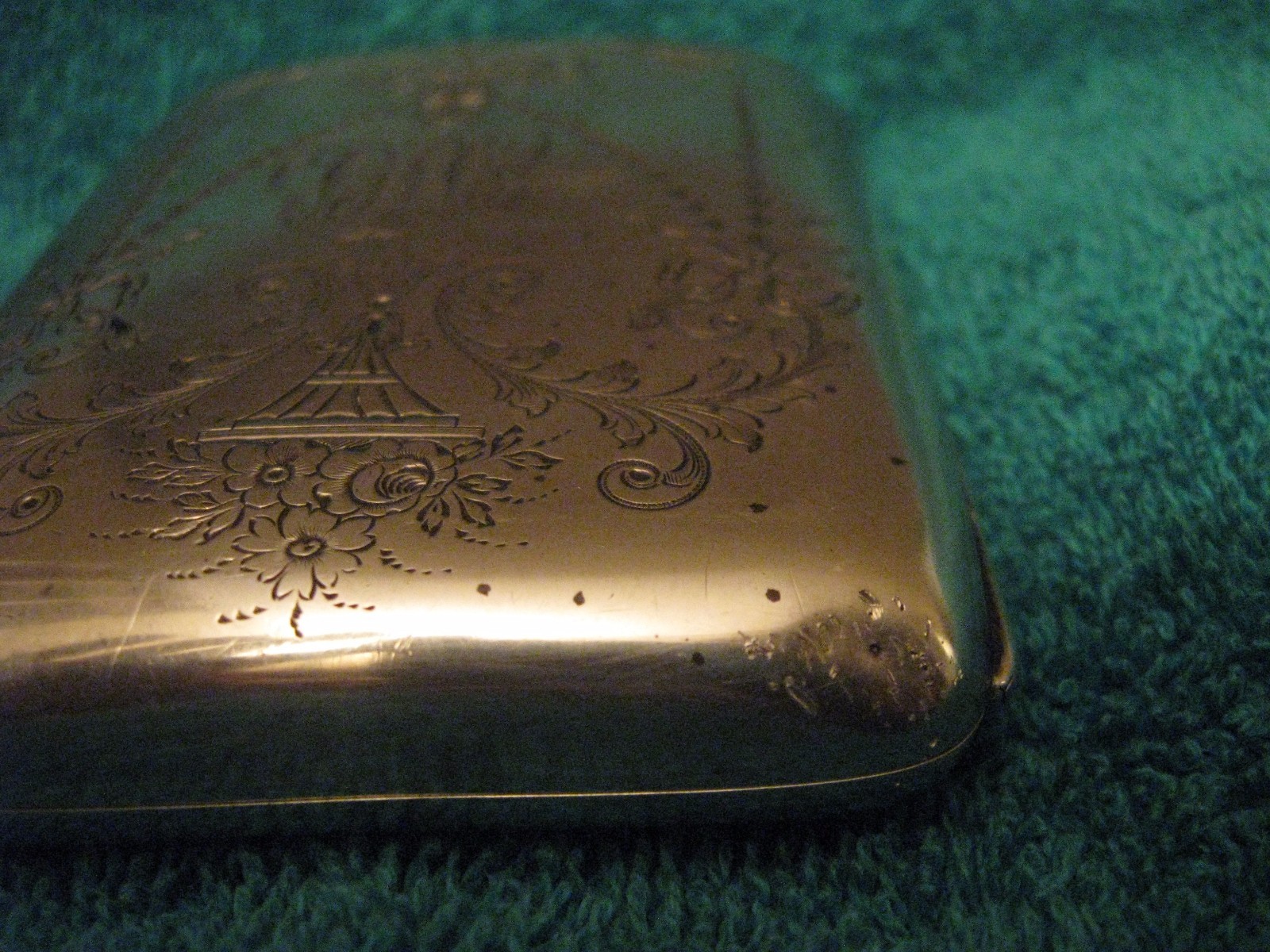 Antique 1910 Sterling Silver Stokes & Ireland Cigarette Case Hallmarked Britain