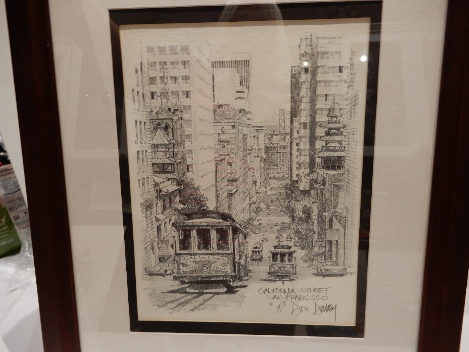 Don Davey Signed & Dated California Street San Francisco