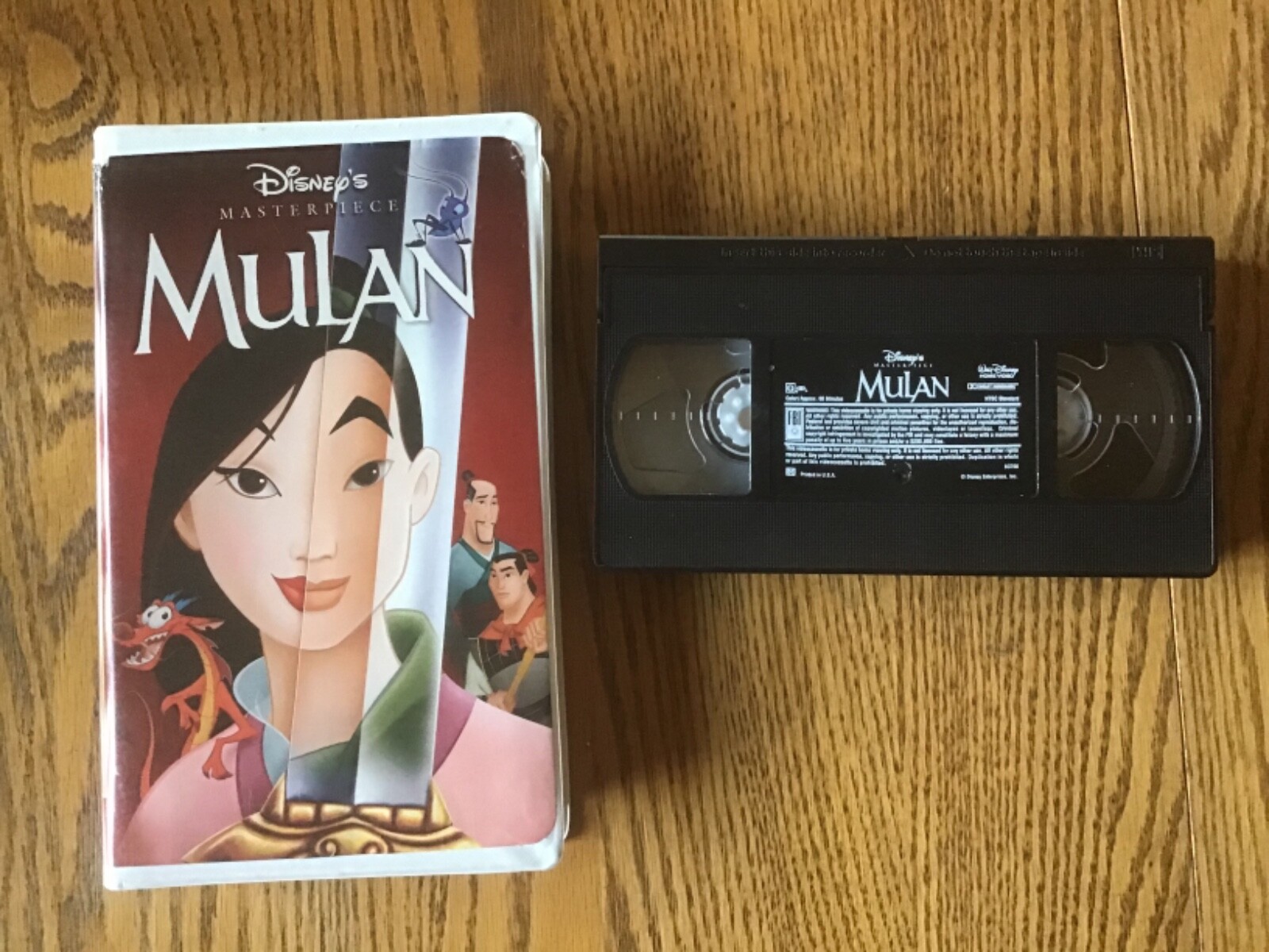 Disney - もん MULAN 1999 VHS Walt Disney Masterpiece Collection Clamshell