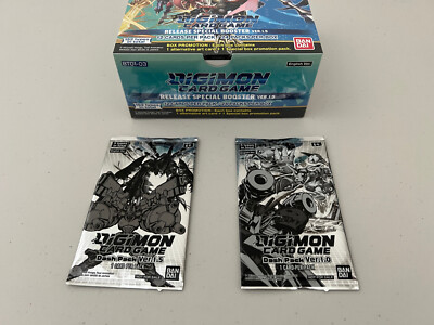 Digimon TCG Release Special Booster Box Ver. 1.5  /w 2x Dash Packs NEW  SEALED