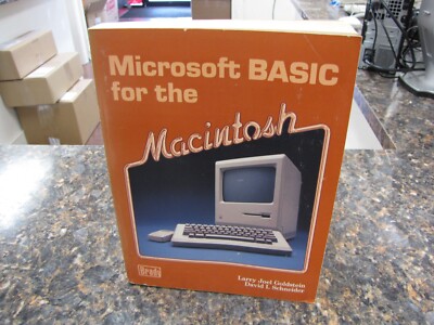 Vintage Microsoft BASIC for the Macintosh Book by Larry Goldstein - JA19