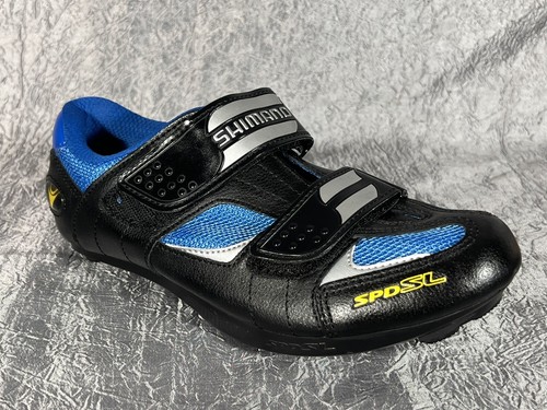 SHIMANO R076 SPD-SLシューズ 41サイズ 黒/銀 SHIMANO R076 SPD-SLシューズ 41サイズ 黒/銀 - メルカリ