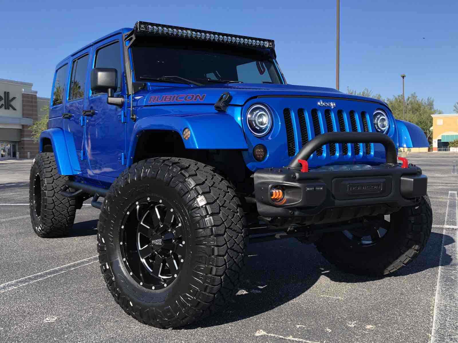 2016 Jeep Wrangler Suv Blue 4wd Automatic Rubicon Hard Rock Edition