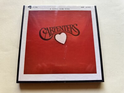 Carpenters: A Song For You (1972) Reel-To-Reel 7 ½ ips 4-Track Stereo SEALED