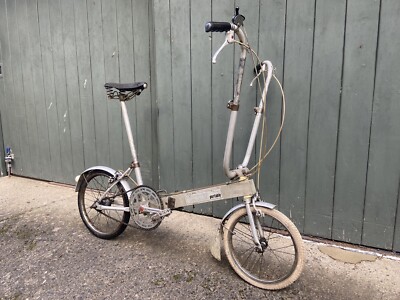 Vintage Bickerton Portable Folding Bicycle Early Model 1976