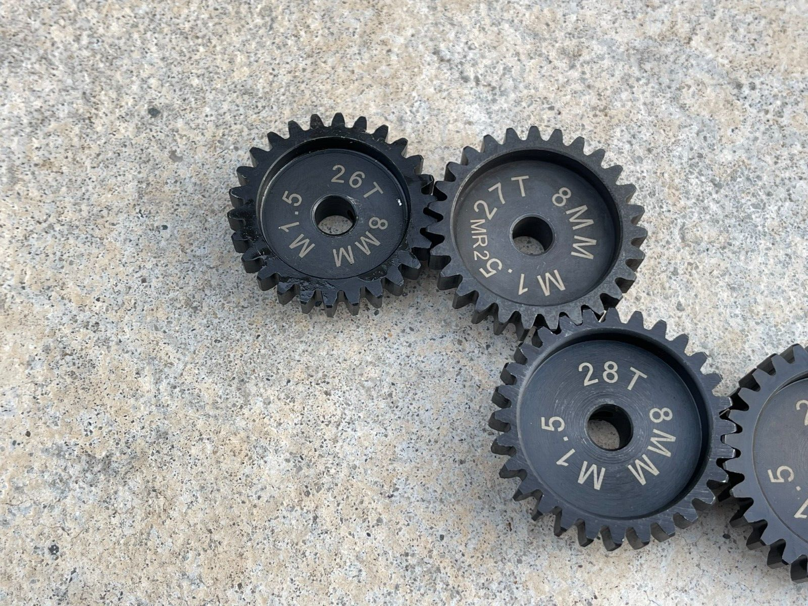 8mm Mod 1.5 Pinion Gears 26 27 28 29T   SPEED GEARS RATED TO 200+ MPH!!