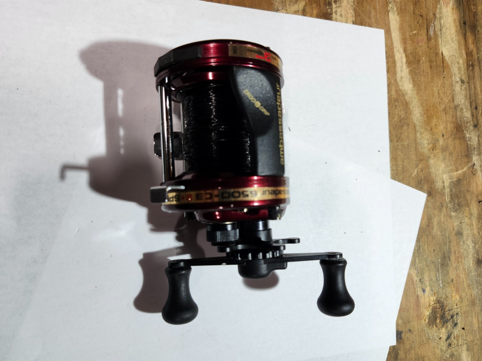 【ABU】 Ambassadeur 6500C Abu Garcia Ambassadeur 6500-C Rocket Black Baitcasting Reel