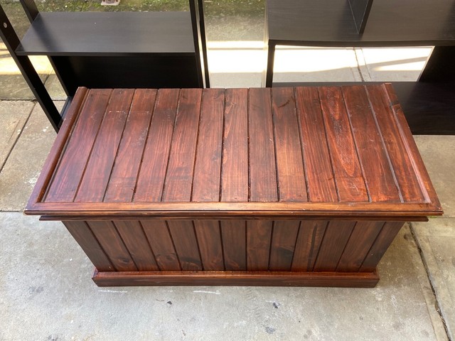 Storage chest wood toy wooden | Other Furniture | Gumtree Australia