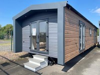 Static Off Site For Sale Nationwide Contemporary 37ftx12ft Lodge, 2 Bedroom