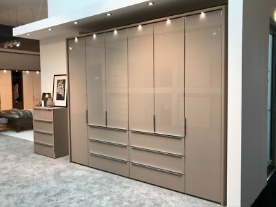 WARDROBE GERMAN DESIGNER NOLTE BEDROOM CASHMERE GREY OAK WHITE