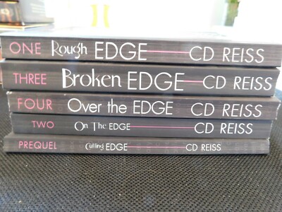 Lot of 5 CD REISS Books EDGE Seris Prequel and 1-4, Broken Edge, Rough, Over,