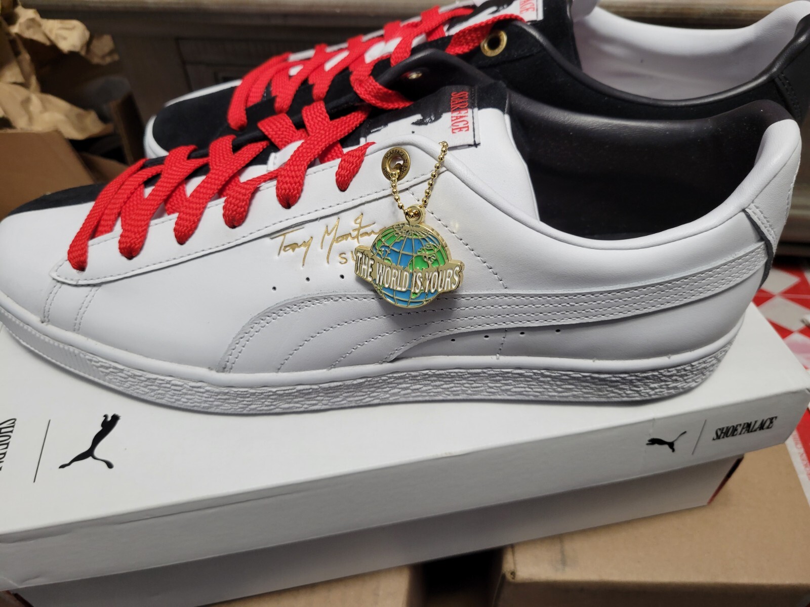 SIZE 13 PUMA Suede Shoes Scarface Tony Montana NEW AUTHENTIC
