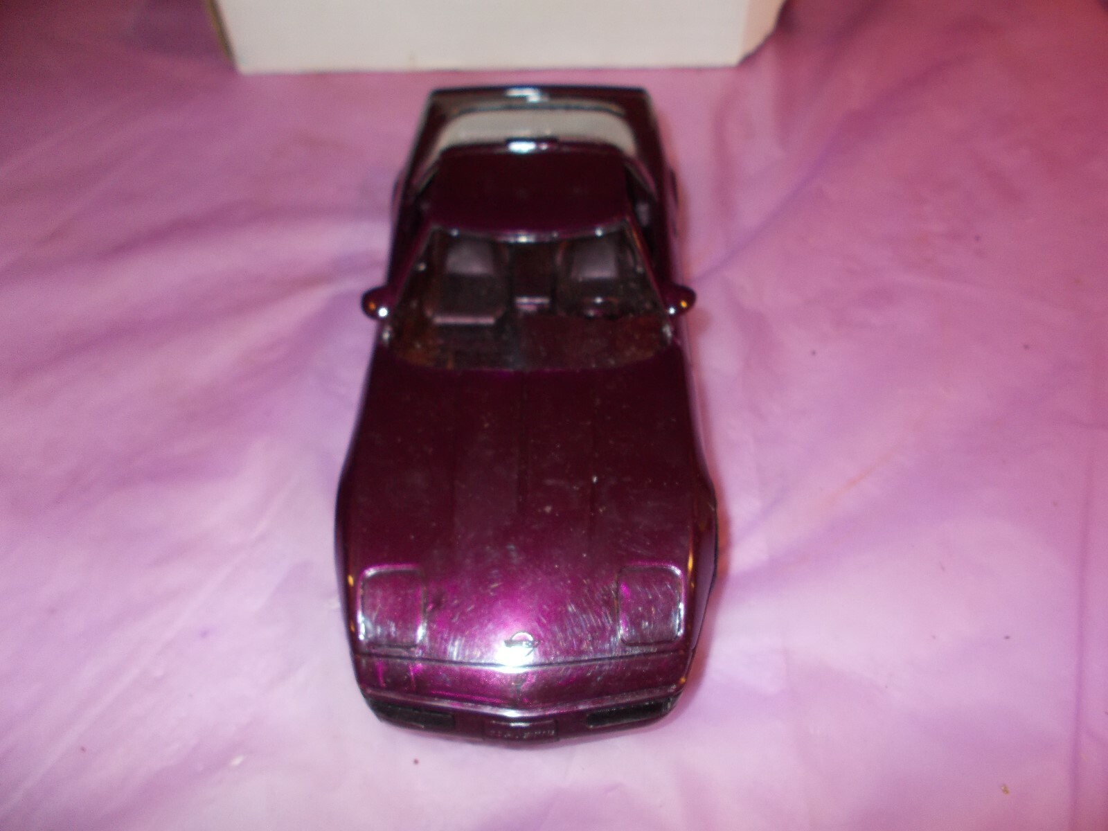 1995 CORVETTE ZR1 PURPLE METALLIC ORIGINAL AMT PROMO MODEL IN BOX WITH ZR1 DECAL