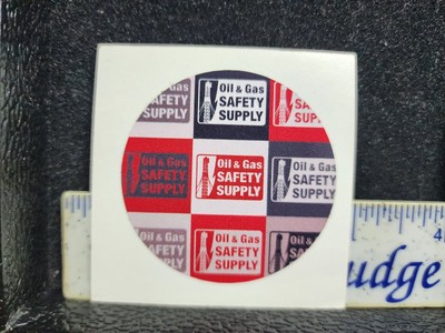 Vintage Coal Mine Helmet Sticker Oil Gas Safety Supply 