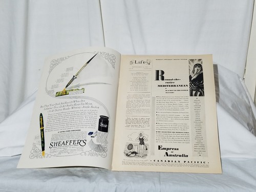 LIFE MAGAZINE September 11, 1931 Black Americana 8.5 x 11.5 inches