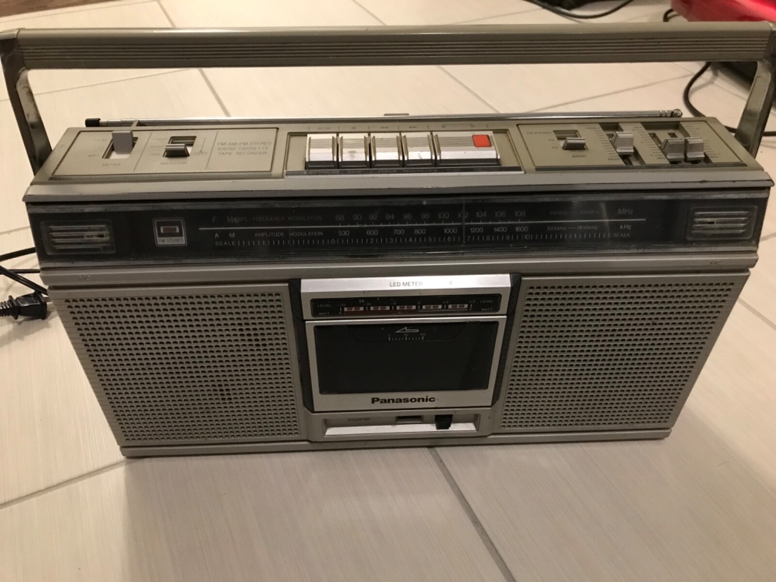 Panasonic - 木村 Vintage Panasonic AM/FM cassette RX-5020 Boombox Portable