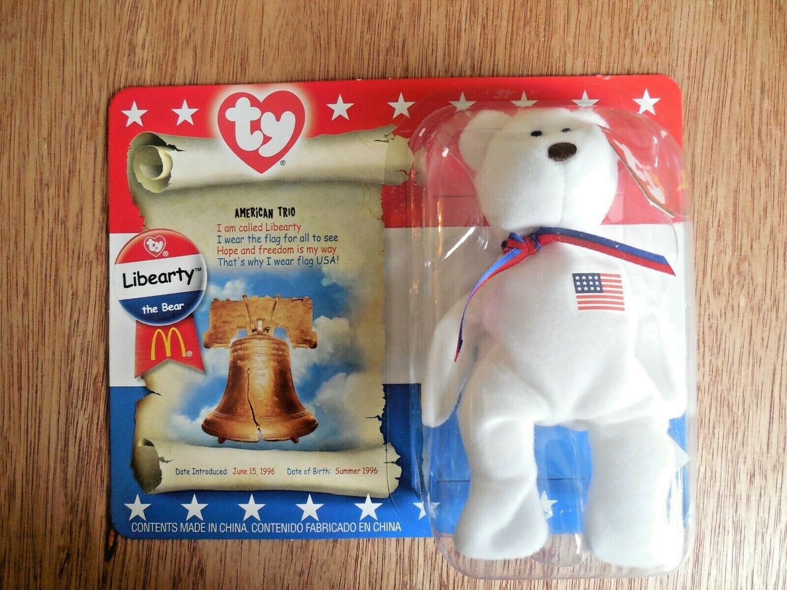 libearty the bear mcdonalds