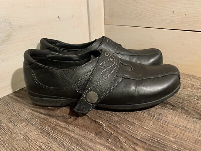 Abeo Aster 24/7 Black No Tie Loafer Pro System Shoes Size US 9
