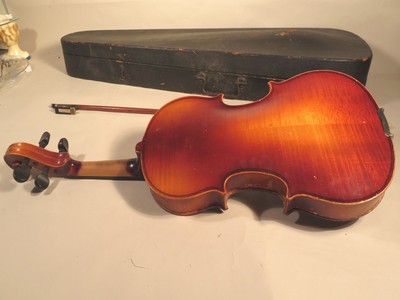 ANTONIUS STRADIUVARIUS CREMONENFIS FACIEBAT ANNO 1721 CZECH VIOLIN COPY BOW CASE