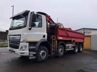 DAF TRUCKS CF 440 8X4 TIPPER GRAB, EURO 6, EPSLON 125