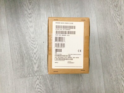 804593-B21 HP 480GB SATA 6Gb/s READ INTENSIVE SFF (2.5IN) SC SSD 805364-001 New