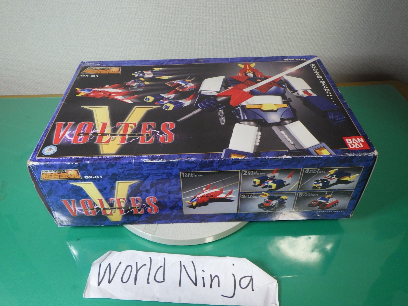 Used Soul of Chogokin GX-31 Voltes V Bandai From Japan