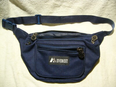 Everest Sling Shoulder Crossbody Waist Fanny Pack - Navy Blue
