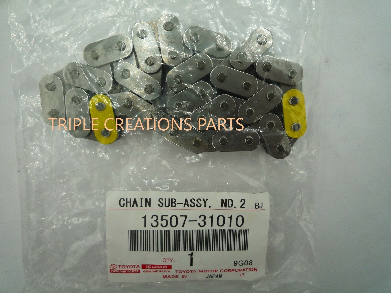 Genuine Toyota 13507-31010 Chain Sub-Assy No.2 1350731010
