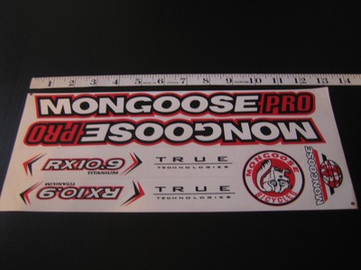 Decals, Stickers - Mongoose Stickers - Nelo's Cycles