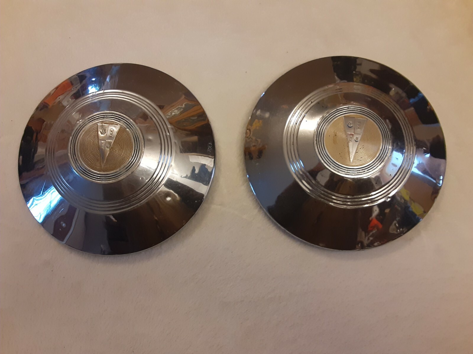 帽子 kuchen Vintage 1940s Hudson Dog Dish Hub Cap Set Of 2 8 1/2