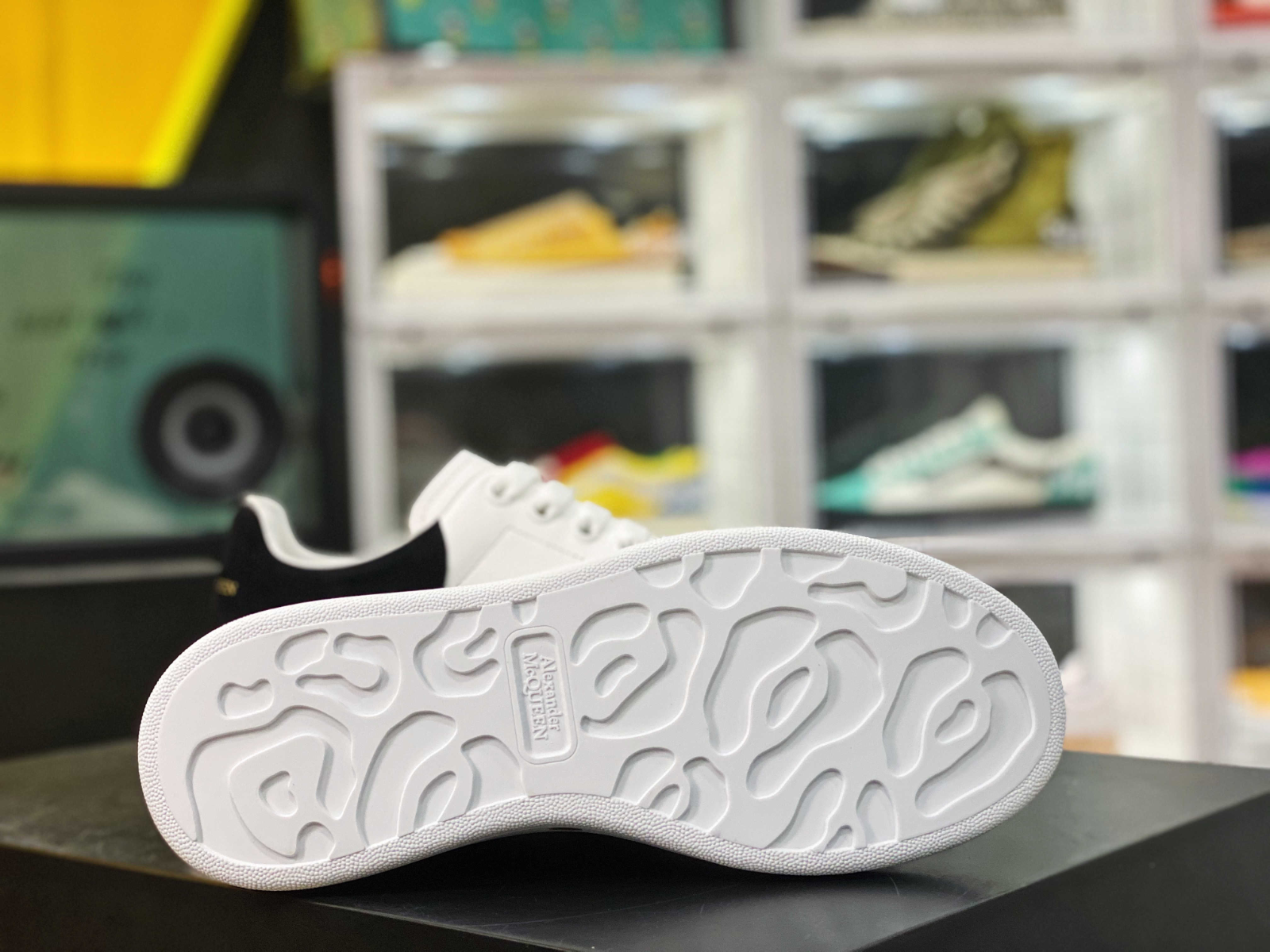 Alexander McQueen sneakers "WHGP7 9001" men's white shoes