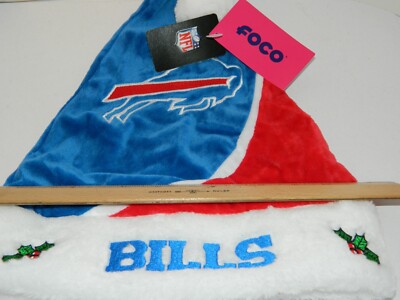 Cap Buffalo Bills NFL Football Christmas Santa Hat tailgate party Holiday Gift