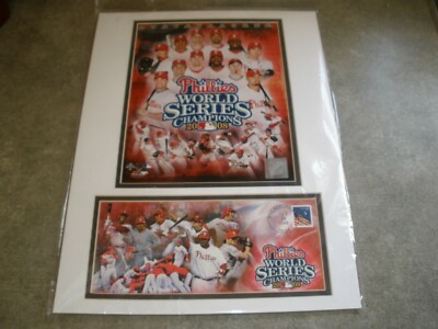 NEW Philadelphia Phillies World Series Champions 2008 USPS Post Stamp Envel (GS1