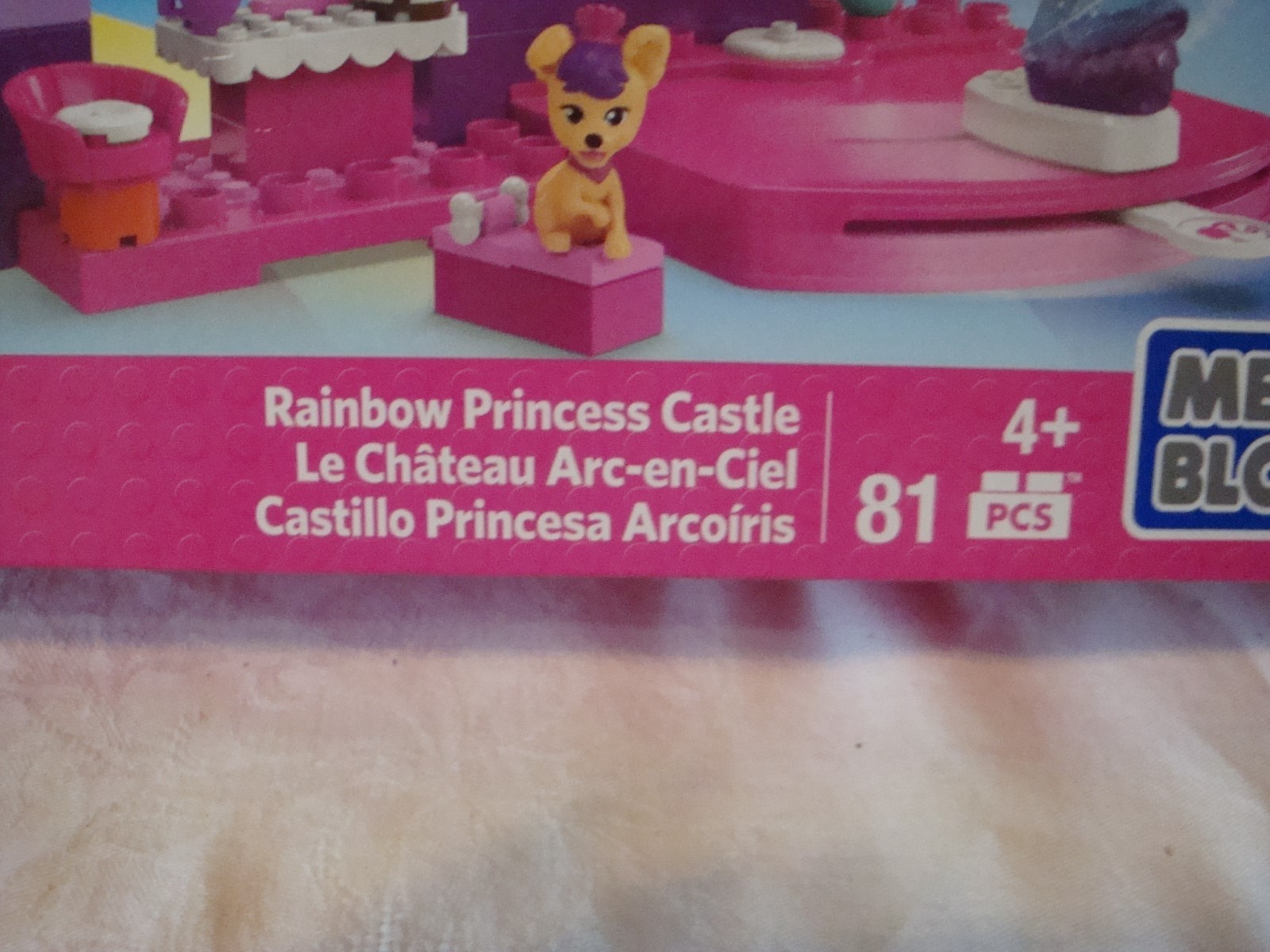 Barbie Rainbow Princess Castle Mega Bloks NEW