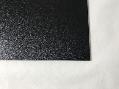 ABS Black Plastic Sheet 0.125 - 1/8" x 48" x 96” Textured 1 Side Vacuum Forming 