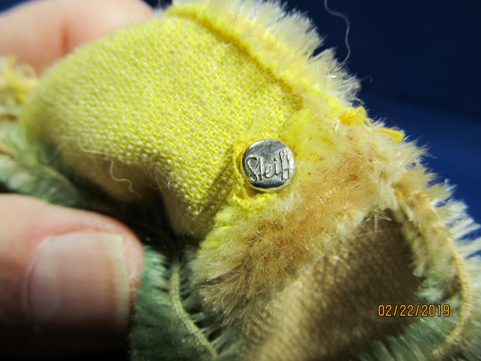 VINTAGE Steiff Alligator Hand Puppet