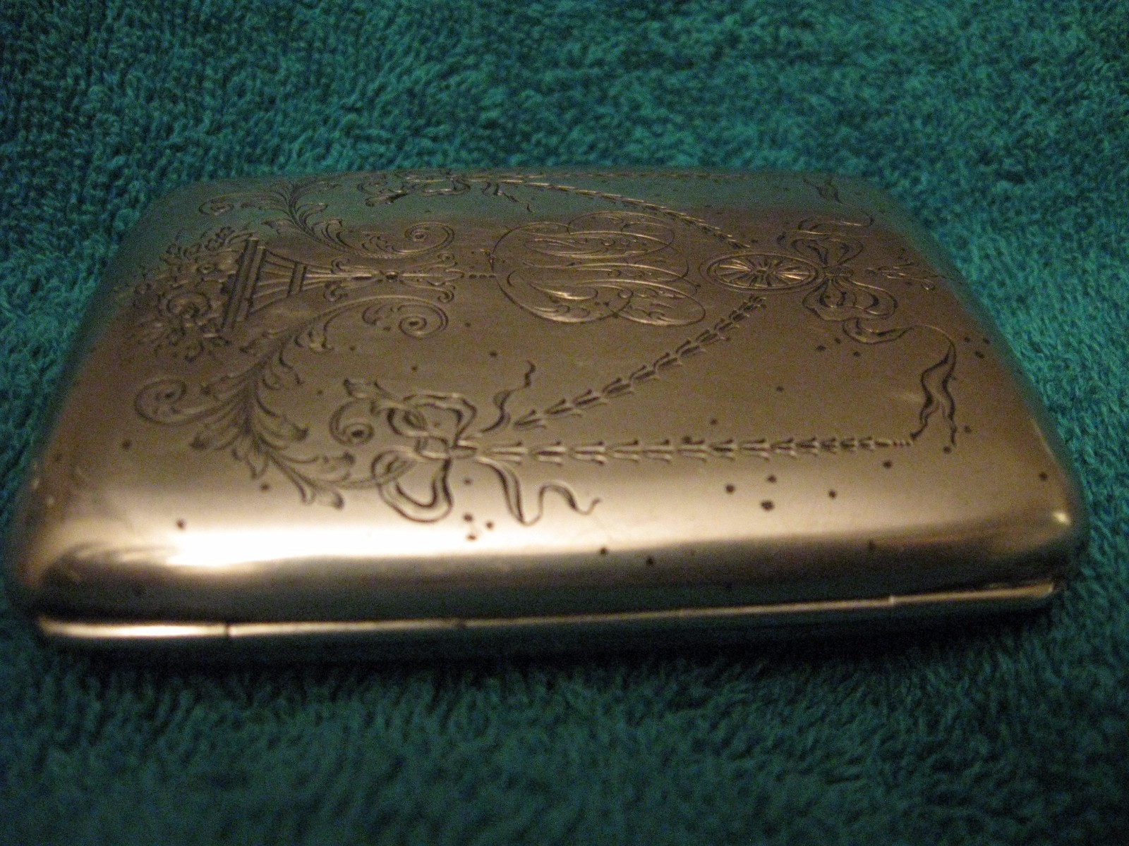 Antique 1910 Sterling Silver Stokes & Ireland Cigarette Case Hallmarked Britain