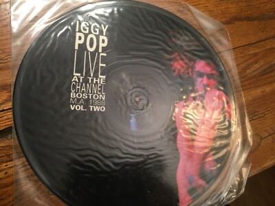 IGGY POP  LP Live At The Channel, Boston MA 1988 Vol. 2 Picture Disc  Limited Ed
