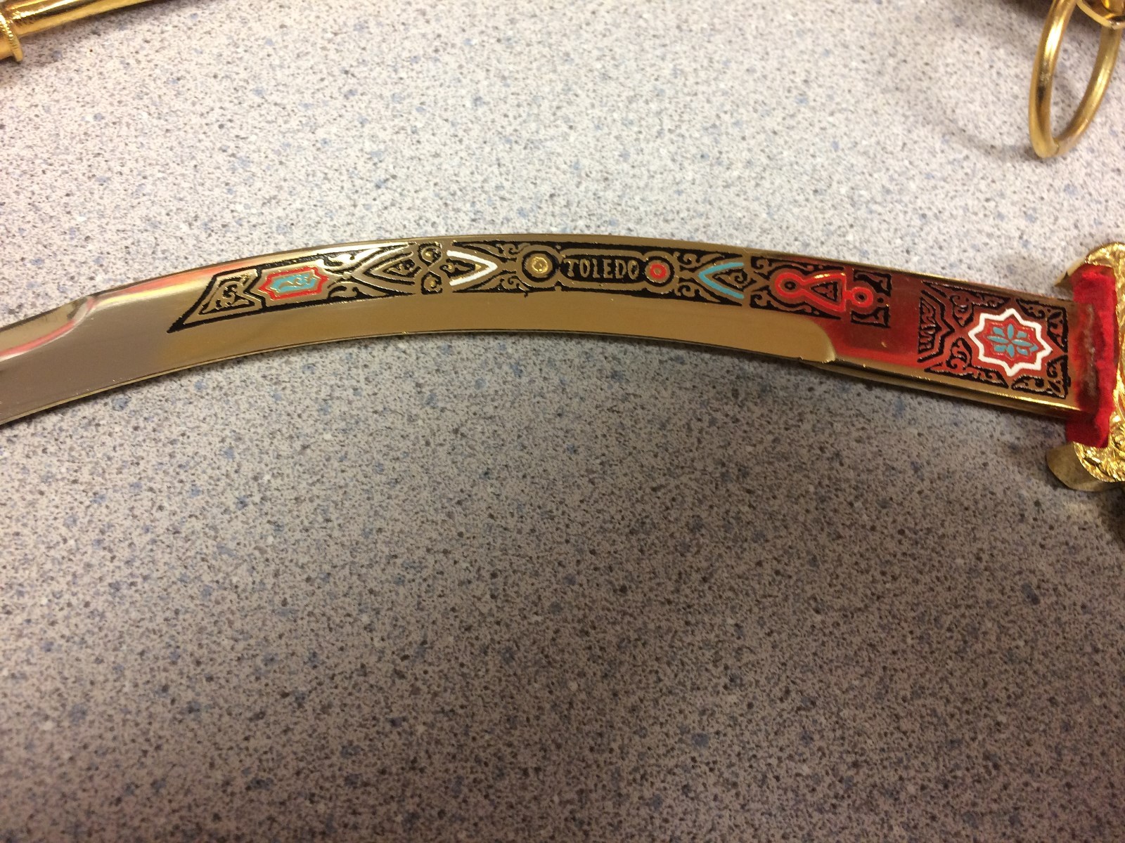 VINTAGE DAGGER TOLEDO SPAIN WALL HANGER ROUGHLY 15