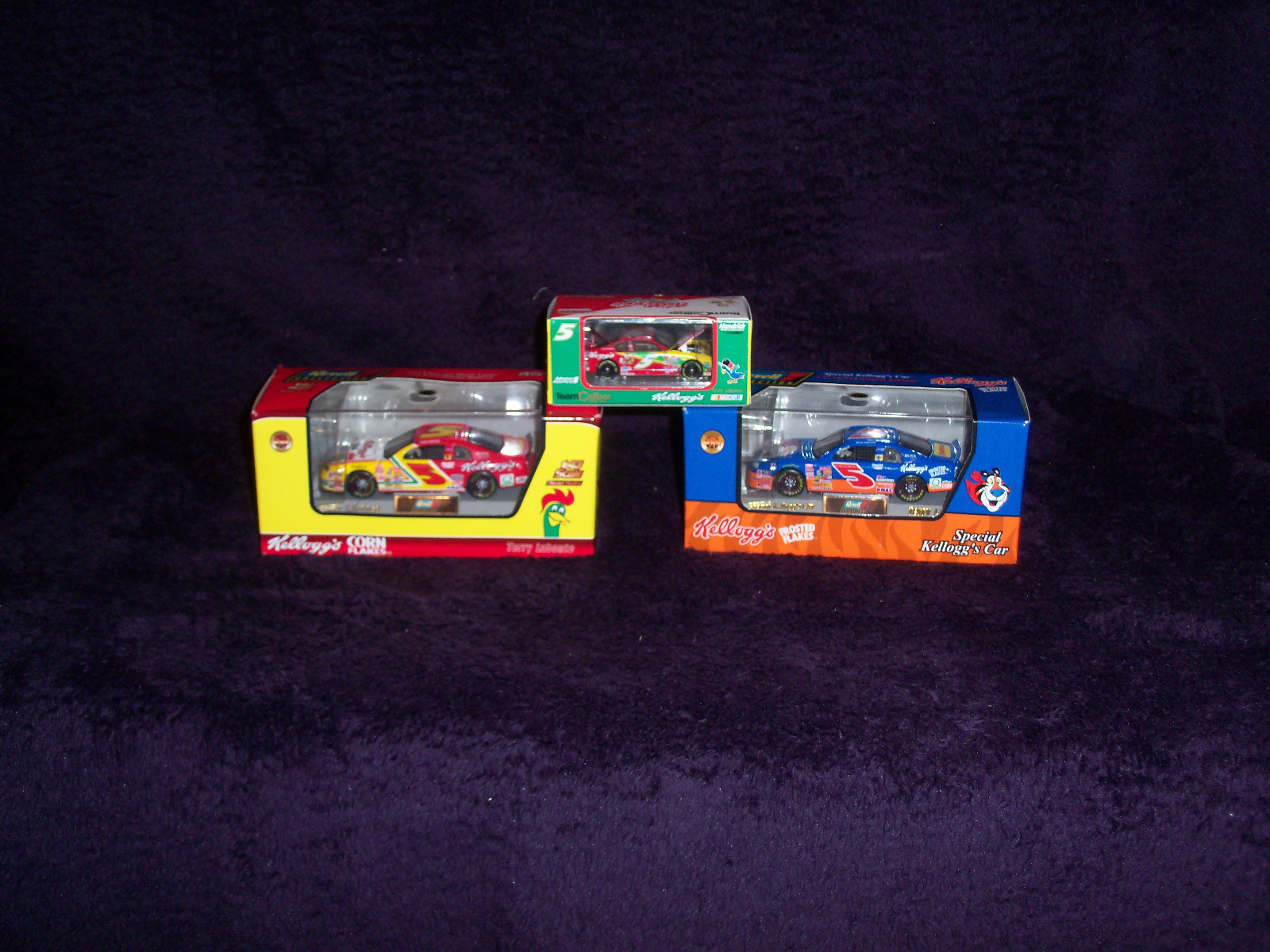 KELLOGG'S DIE CAST (LOT OF 3) #5 CARS NIB