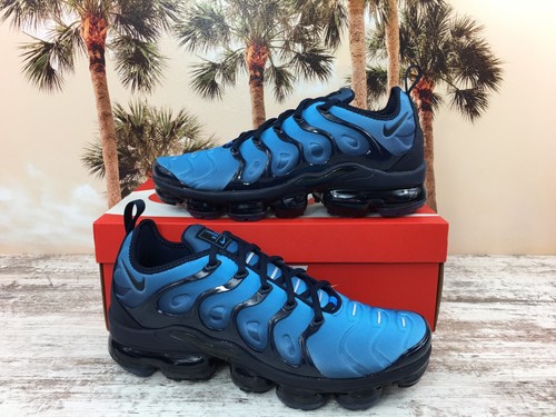 靴 VAPORMAX PLUS OBSIDIAN-PHOTO BLUE Nike Air VaporMax Plus Obsidian Photo Blue 924453-401 Men's