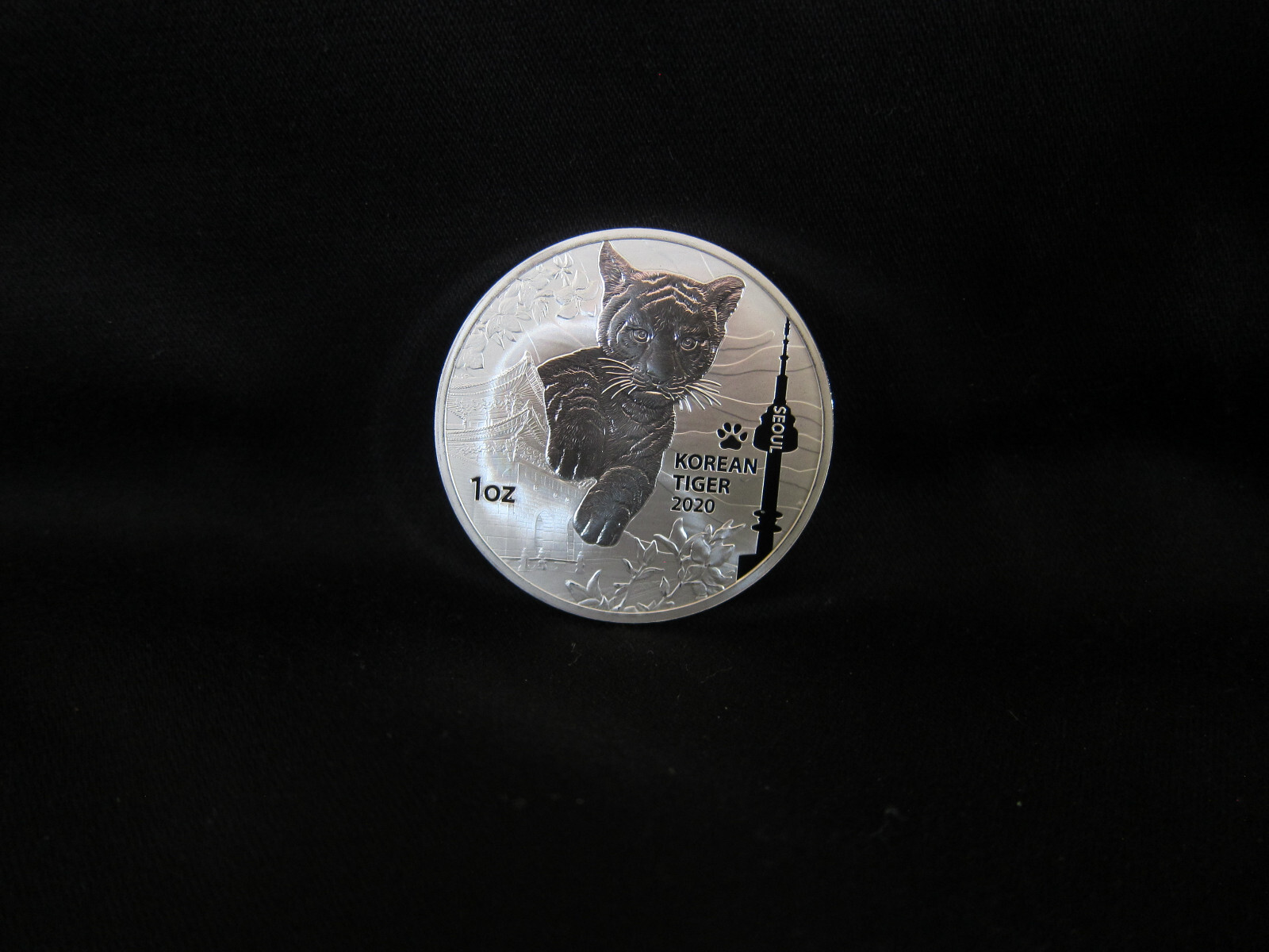 2020年 1オンス 韓国 タイガー 銀貨 コイン 2020 1 oz South
