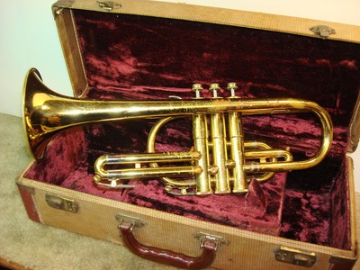1956 Holton Collegiate Cornet w/ Original Hardcase  PLAYER