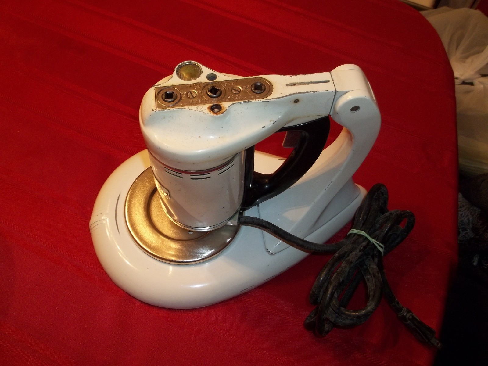 Antique Retro General Electric Triple Kitchen Mixer, No Beaters